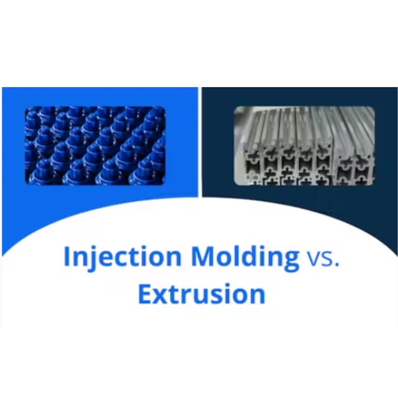 De spuitvorm versus extrusiemal