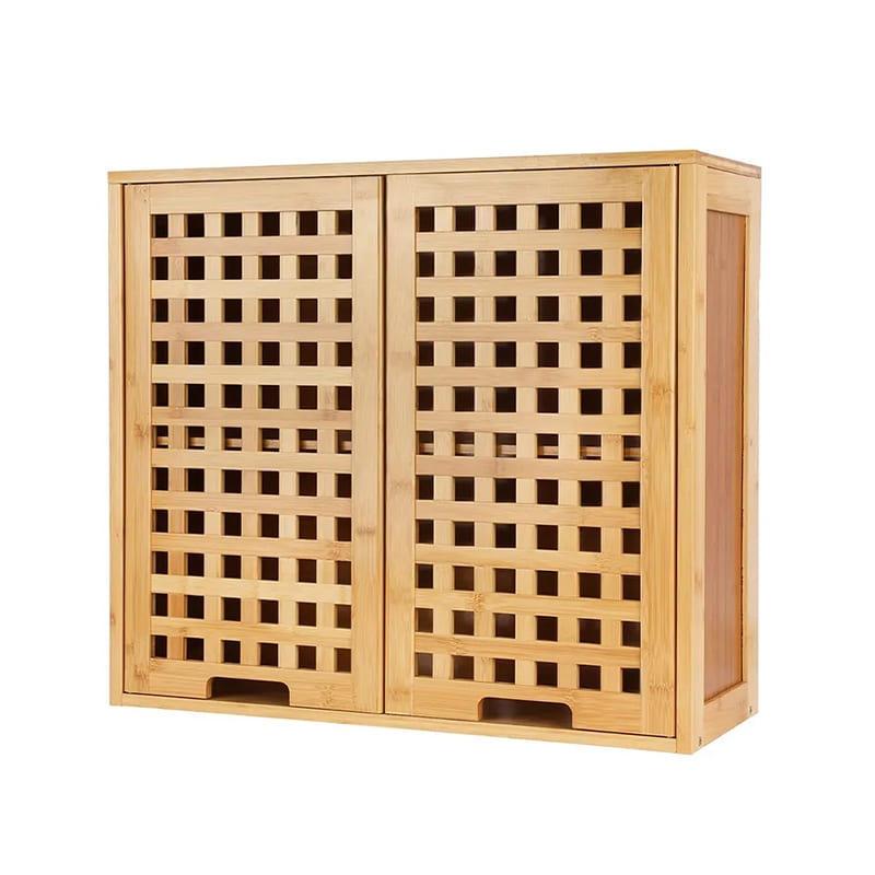 Bamboe badkamerkast kledingkast opbergkasten