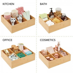 Bamboe opbergkast keukenkast