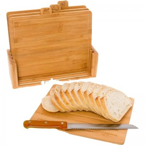 Aangepaste keukenindex snijplank