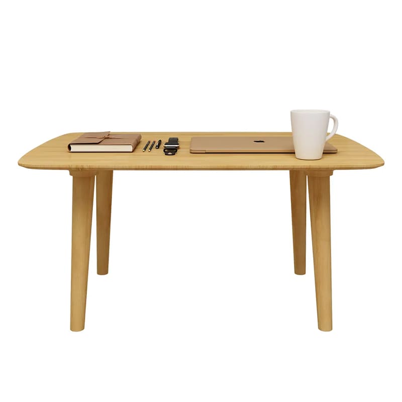 Bamboe eindtafel 31 inch koffie theetafel voor woonkamer zitkamer thuismeubilair