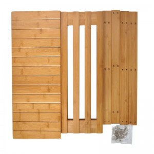 Bamboe schoenen bench laars organiseren gestoffeerde schoenenrek opslag