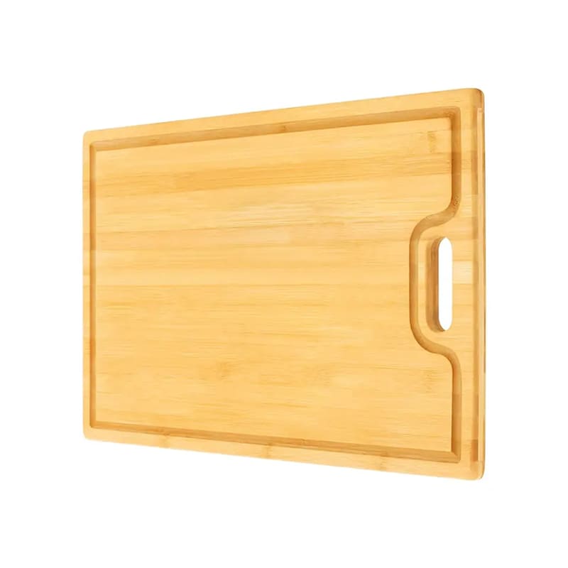 Bamboe snijplank met groove