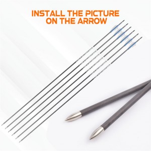 100 -groots invoegen Bullet Point voor ID4.2mm koolstofpijlen