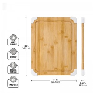 Bamboo multifunctionele antiskid snijplank