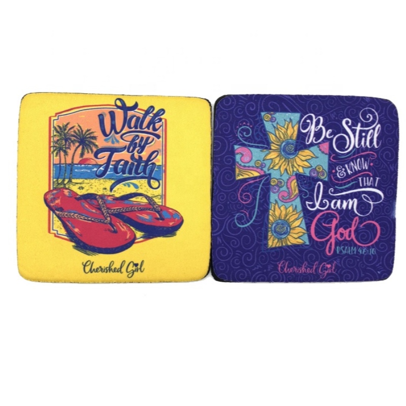 Hoge kwaliteit Neopreen Coaster Custom Logo Hot Neopreen Coaster