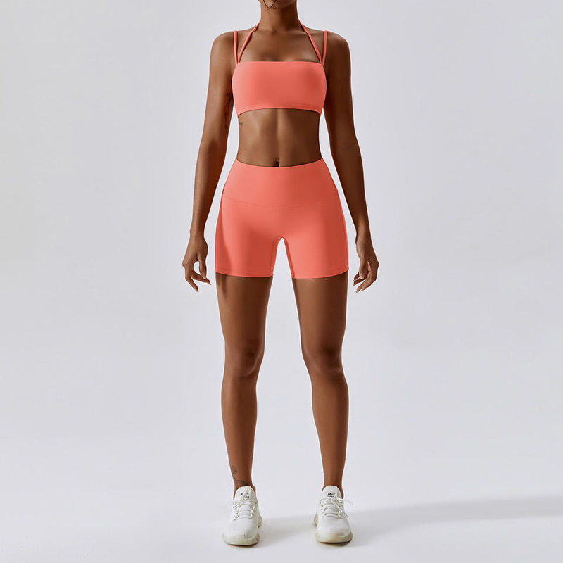 SC9274 Fitness Women 2023 Taille Workout Shorts Aangepaste Yoga Set Naadloze sportschool Draag Sportkleding Gym Fitness Sets