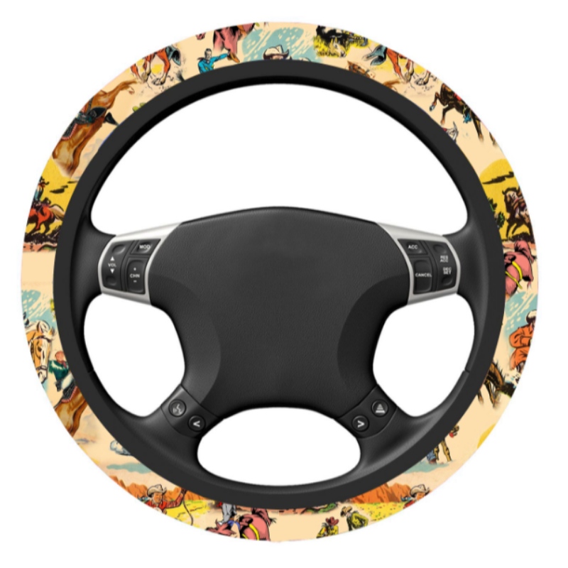 Universal Fit auto -accessoires Aangepaste wasbaarneopreen stuurwielafdekking
