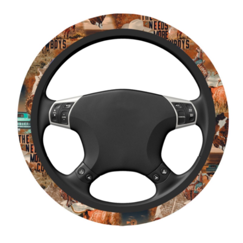 Universal Fit auto -accessoires Aangepaste wasbaarneopreen stuurwielafdekking