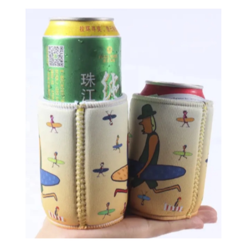 12 oz sublimatieneopreen frisdrank bierflessen kunnen koeler geïsoleerd bier kan drinkhouder met basis voor koelere groothandel bulk