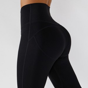 SC1097 75% Nylon 25% Spandex Leggings Sport voor vrouwen Gym Yogabroek Fitness Running Leggings