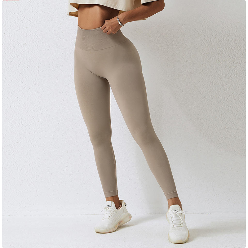 SC10109naadloze sportschool yoga leggings vrouwen met aangepaste logo panty scrunch butt dames yogabroek leggings
