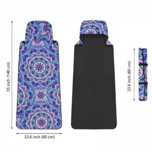 Niet-slip aangepaste printauto\'s rubberen basisneopreen stoelhoes