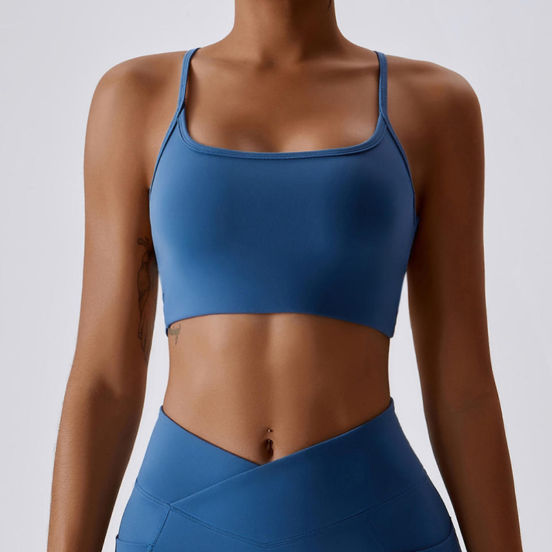 SC10172 Sexy Sport Strappy Custom Sports BH voor dames sport beha voor dames criss-cross back padded