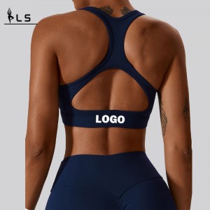 SC10189 Women Fitness Racer Back Sport Bra Yoga Wear Soft Support Compressie Yoga sexy sportbeha