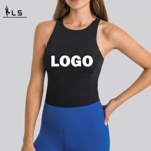 SC10246 Fitness Crop Tops Tanktop Women \\\\ \'s T-shirts Vest Sportswear workout Yoga tanktop voor vrouw