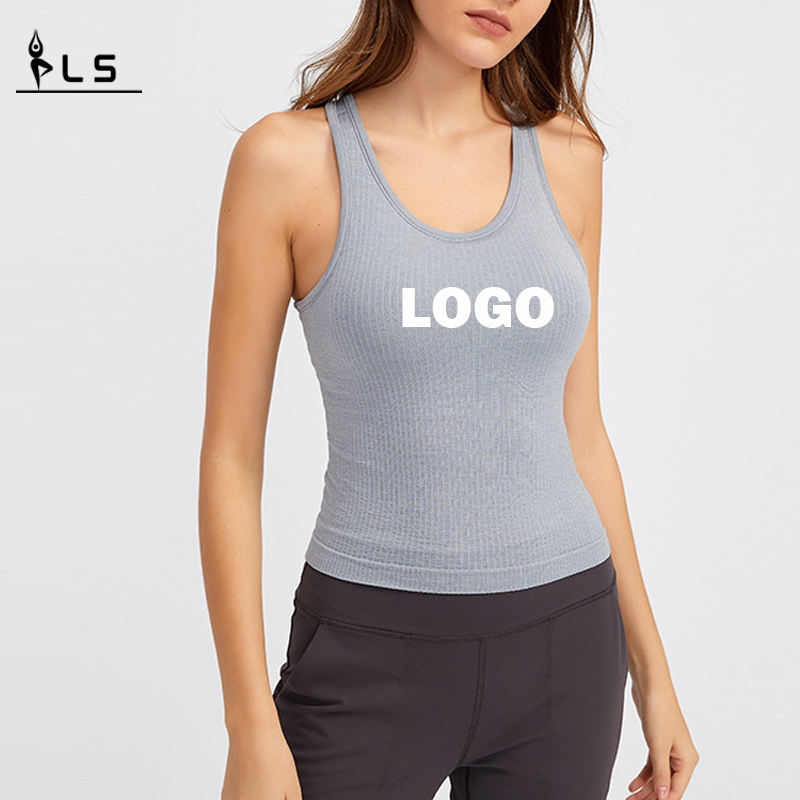 SC10243 Vest Sportswear workout Yoga -tanktop voor vrouw Running Vest Athletic Gym Wear Tank Top