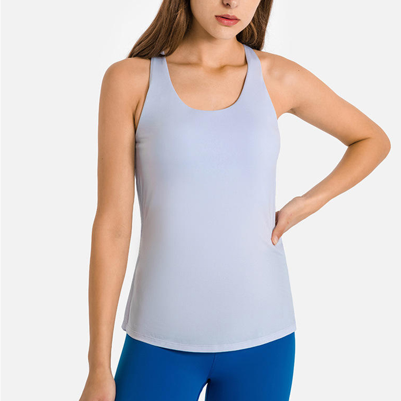 SC10251 Aangepaste tanktop Stringer tanktop Bodybuilding Spring Fashion Loose Blouse Yoga Vest