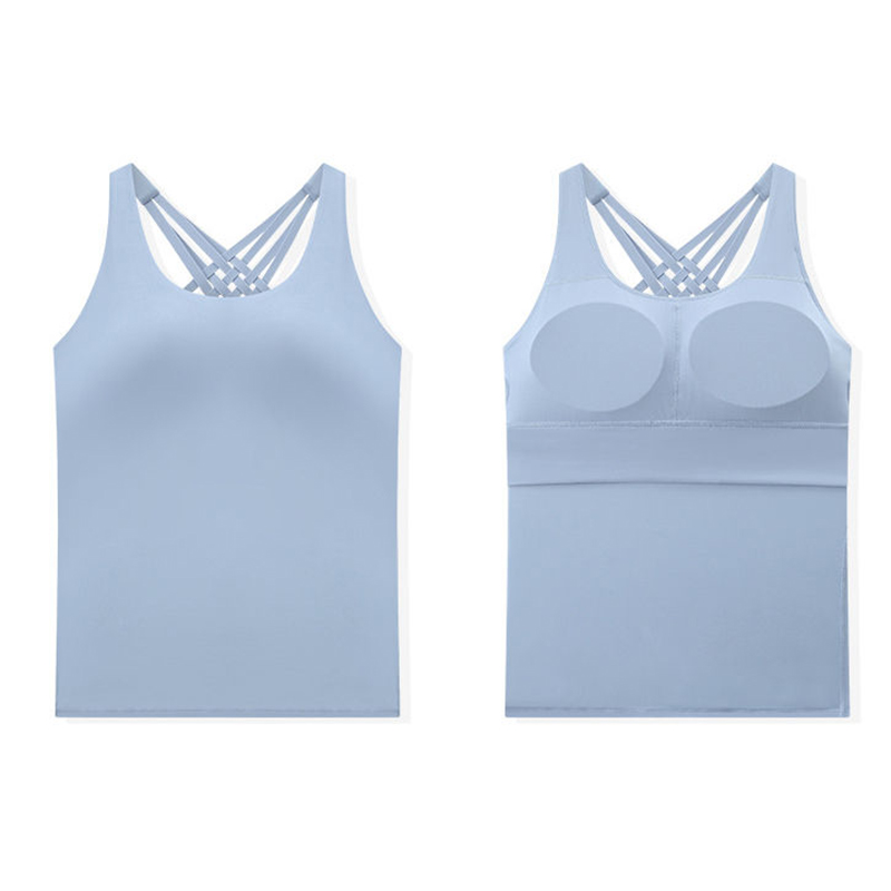 SC10251 Aangepaste tanktop Stringer tanktop Bodybuilding Spring Fashion Loose Blouse Yoga Vest