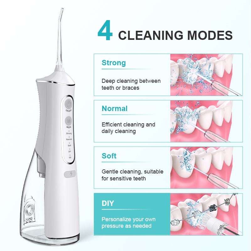 Hot Sale Irrigator Tooth Cleaner Water Flosser Waterflosser Familie Tanden Schoonmakerij draagbaar