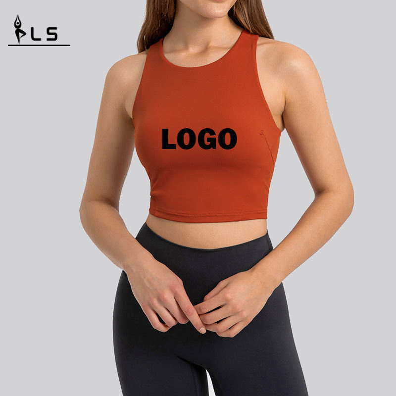 SC10257 Hollow workout Tops Yoga Women's tanktop Vest Sportswear workout Yoga tanktop voor vrouw