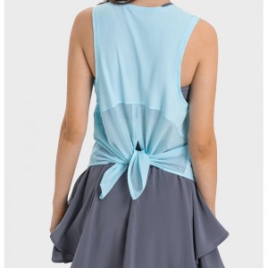 SC10258 Tops Quick Dry Fited Tank Top Gym Sports Yoga Spring Fashion Losse Blouse Yoga Vest Tankts