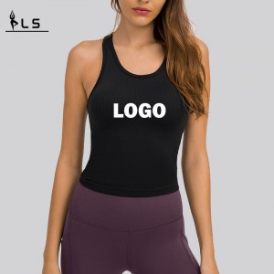 SC102510 Fitness Crop Tank Top Women \\\\ \'s t-shirts rib tanktop vrouwen yoga gym fitness workout tank vest top kleding