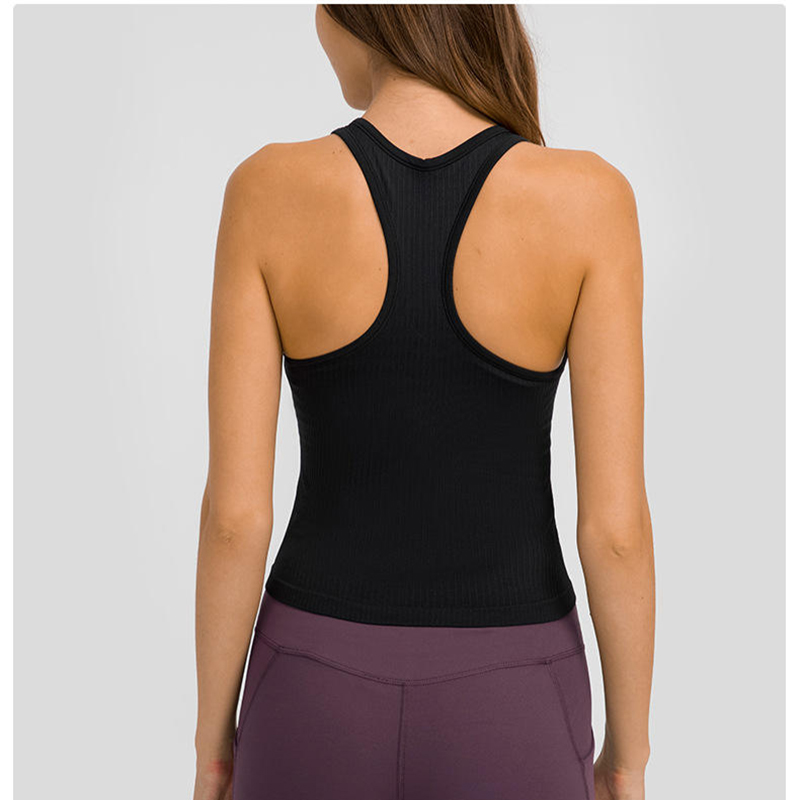 SC102510 Fitness Crop Tank Top Women \\ 's t-shirts rib tanktop vrouwen yoga gym fitness workout tank vest top kleding