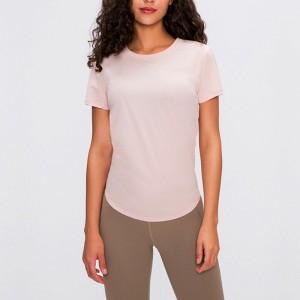 SC10269 Crop Top Gym Yoga Dryfit Sport Women \'s t-shirts fitness top dames sexy sport sweat shirt