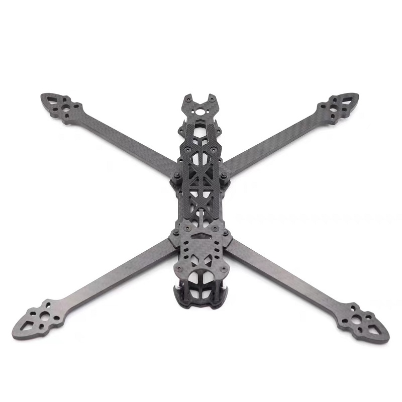 Hoge precisie aangepaste koolstofvezel plaat frame snijden voor ARM FPV Racing Drone Quadcopter frames Aerospace Aircraft