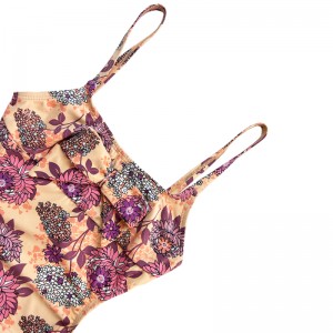 Het zwempak van kinderen met gedrukte halster terug uitgehold