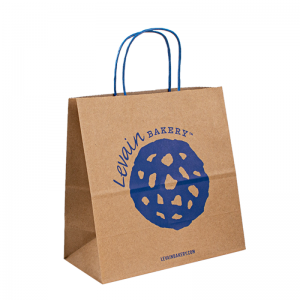 Aangepaste milieuvriendelijke bruine cadeau -boodschappen Herhaalpapier Kraft verpakkingszakken met uw eigen logo bolsas de Papel Kraft Bag