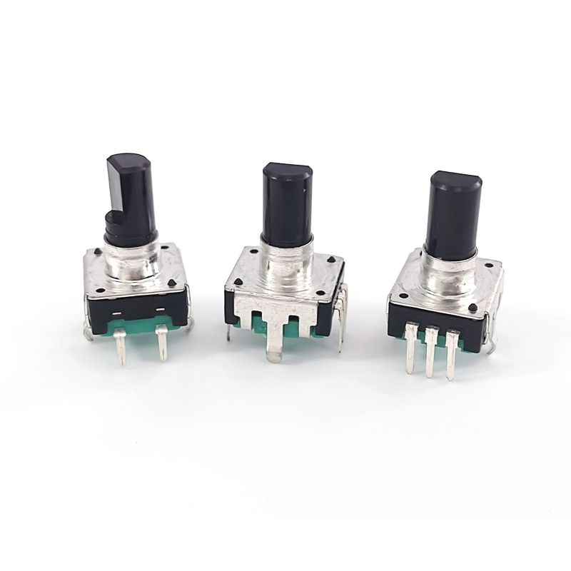 Rotary Encoder: DB12 Encoder Codering 5Pin 24 Positie met drukknopschakelaar Handgreep