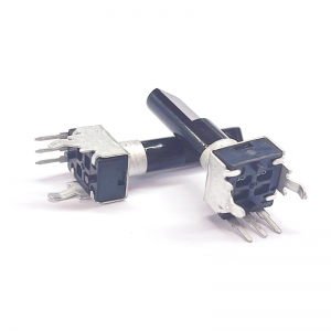 Rotary Potentiometer: DB-09K 3 PINS enkele bende 9 mm verticaal