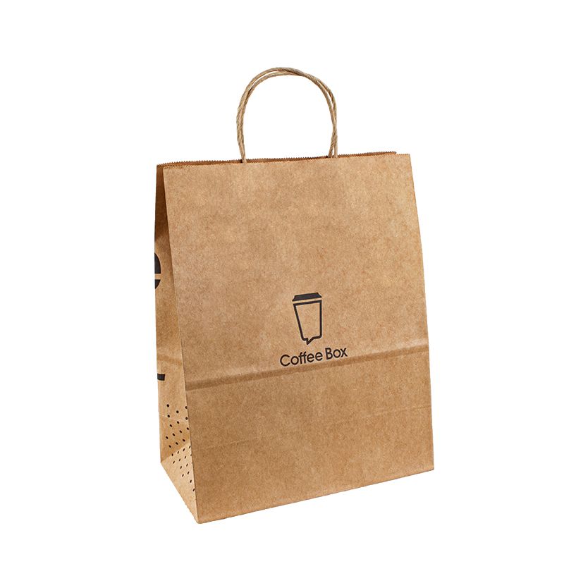 Designer papieren zak kraft premium papieren zakken logo handgreep kraft papieren zak china bruin kraft papieren zakken