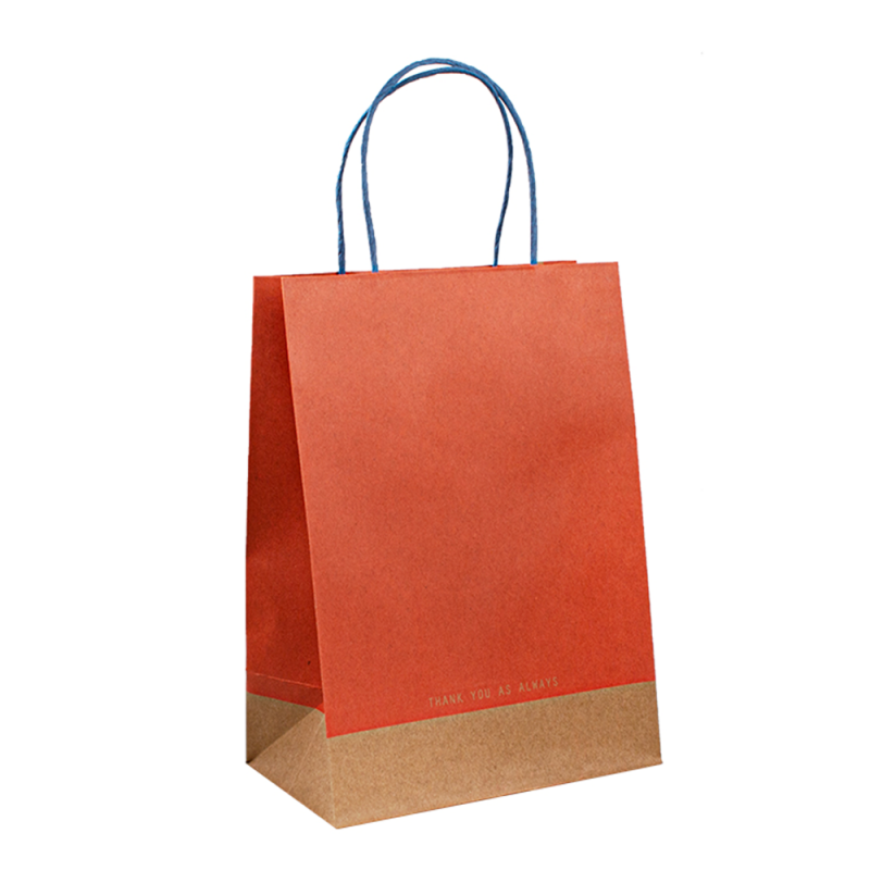bruine kraft voedselverpakking luxe winkelen geschenk papieren zak papieren voedseltas