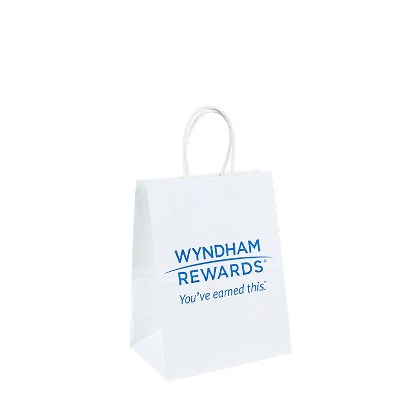 Kraft Bag White Paper Bag met logo snoep aangepaste papieren ambachtelijke zakken met logo