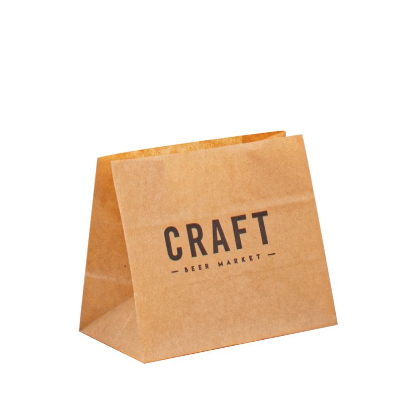 bolsas papieren draagtassen kraft tas aangepaste voedsel bolsas papieren zakken voor voedselverpakking