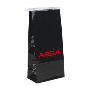 aangepast logo afhaalmaaltijden gerecycled voedselontwerper papieren zak