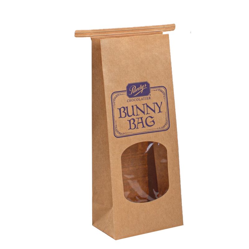 Aangepaste print logo Brown papieren zakken afhaalmaaltijd winkelen eten verpakking papieren tas
