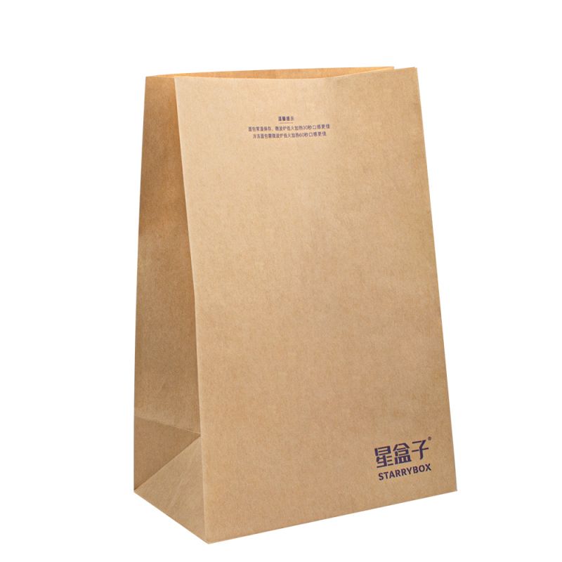 Embossing Kraft Paper Packing Bags Food Grade Materiaal Uncoated voering