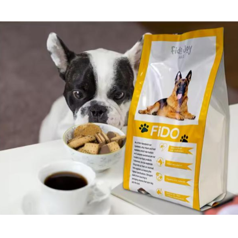 Aangepaste Big 10kg 15kg 15kg 20kg Hersluitbare Zipper PLA PBAT Biologisch afbreekbare Plastic Pet Dog Treats Feed Snack verpakkingszak voor voedsel