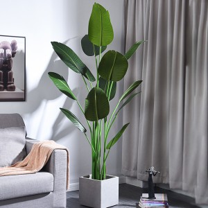 Factory Directe kunstmatige boom Duurzame levendige Allseizoen Traveler \\\\\'s Palm For Garden Leverancier Indoor Outdoor Bruiloft Decor