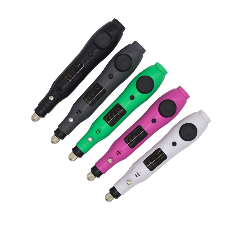 Nagelleveranciers elektrischenagels boorbestand machine manicure mini boorpen 6 bits bit manicure machine elektrischenageloefeningen