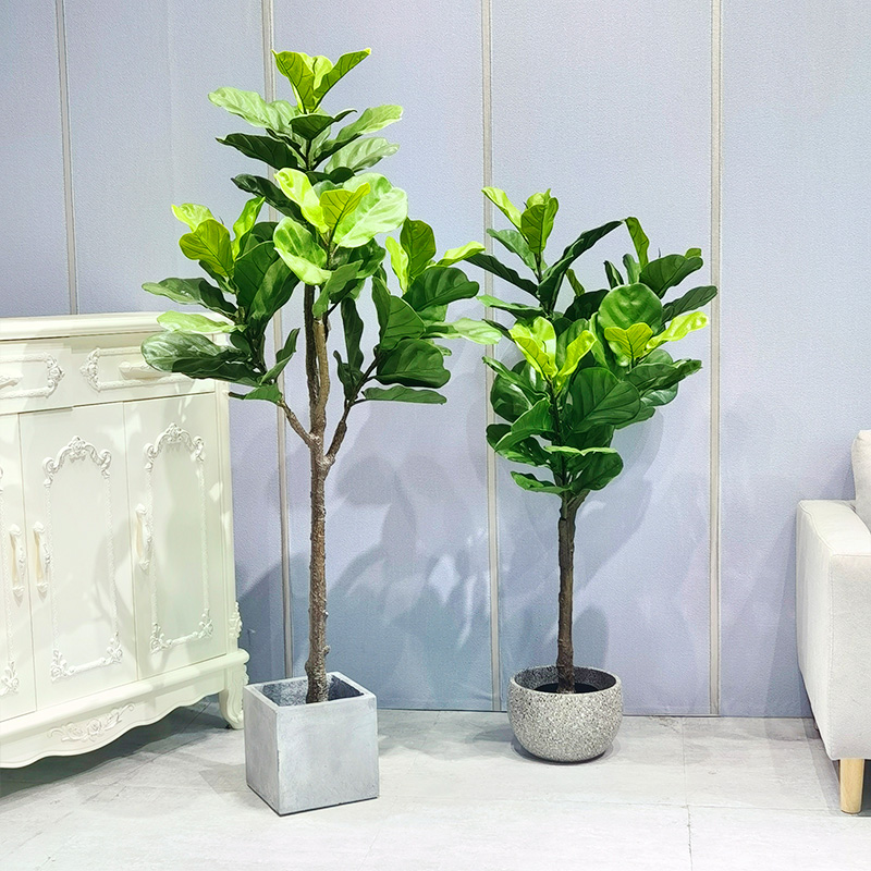 Groothandel kunstmatige boom bijnanatuurlijke ficus duurzame levendige vioolblaadvijg voor tuinleverancier indoor buiten bruiloft decor