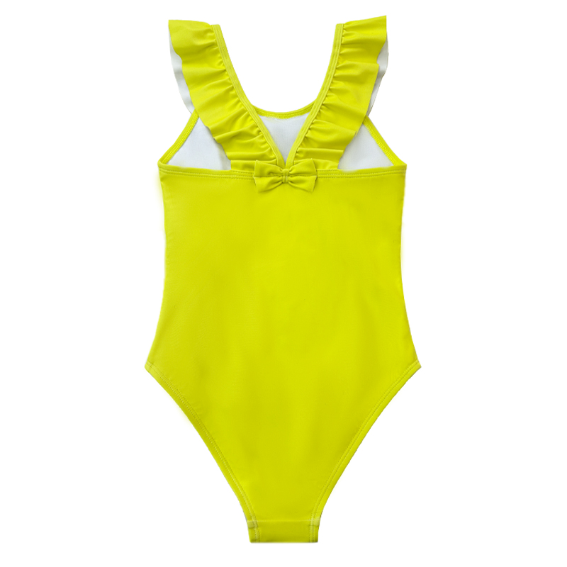 Ruche-strap kinderen badmode opruiming overschot baby zwemkleding meisjes zwemkleding kinderen bikini