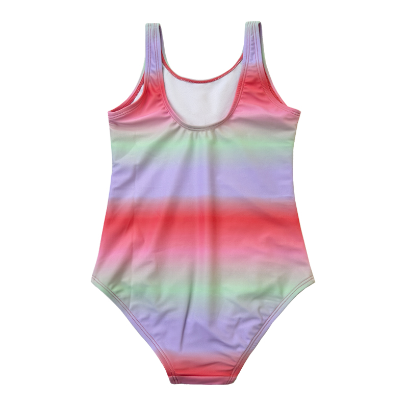Gradiëntkleur babymeisje zwemkleding groothandel waterdichte babymeisje badkleding te koop zwemkleding kinderen