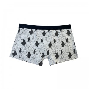 OEM groothandel plus size print boxers ademende polyester ondergoed mannen aangepaste logo printboxers aangepast