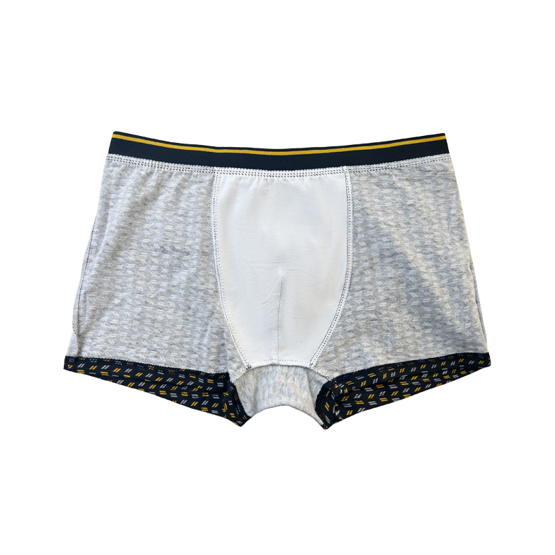 Pas gewone kleur ondergoed mode volledig gedrukte comfortabele zachte mannen ondergoed Men's kerstboxer -briefs aan