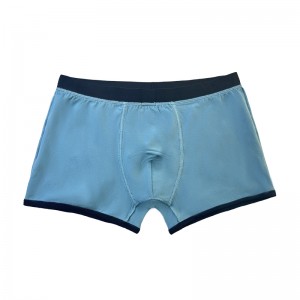 Gewone kleur ondergoed mannen \\\\ \'s kerstboxer -briefs mode full -geprinte comfortabele zachte soft aanpassing mannen ondergoed
